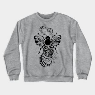 Tribal Swirl Bee Crewneck Sweatshirt